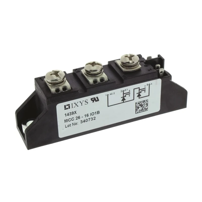 IXYS Dual Thyristor Module TO-240AA 7-Pin 1600 V 560 A 32 A MCC26-16IO1B