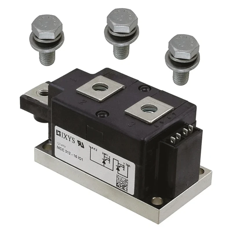 IXYS Dual Thyristor Module 1600 V, 320 A, 150 mA Gate Trigger Current, 10.1 kA Surge Current MCC312-16IO1