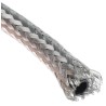 TE Connectivity Expandable Braided Copper Silver Cable Sleeve 10m Length 7-14 mm Diameter RayBraid RAY-101-7.5(10)CK0610