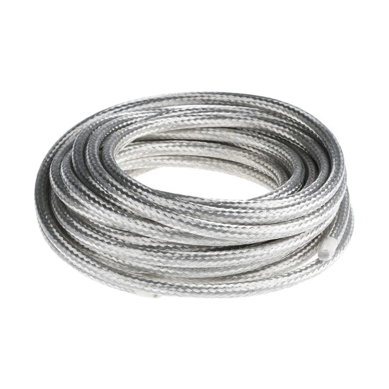 TE Connectivity Expandable Braided Copper Silver Cable Sleeve 10m Length 7-14 mm Diameter RayBraid RAY-101-7.5(10)CK0610
