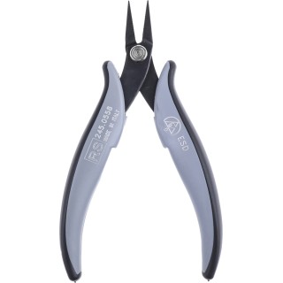 RS PRO Flat Nose Plier, 140mm Overall Length, 20mm Jaw, Soft Grip Handle, ESD Safe 245-0558