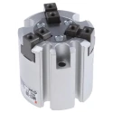SMC 3 Finger Double Acting Pneumatic Gripper 20mm Bore Diameter 0.6 MPa Max Operating Pressure MHS3-20D