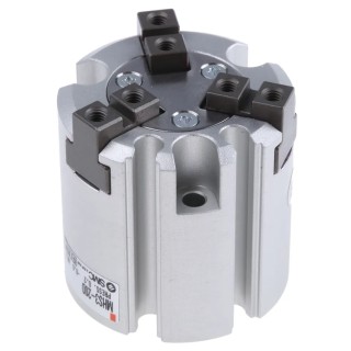 SMC 3 Finger Double Acting Pneumatic Gripper 20mm Bore Diameter 0.6 MPa Max Operating Pressure MHS3-20D