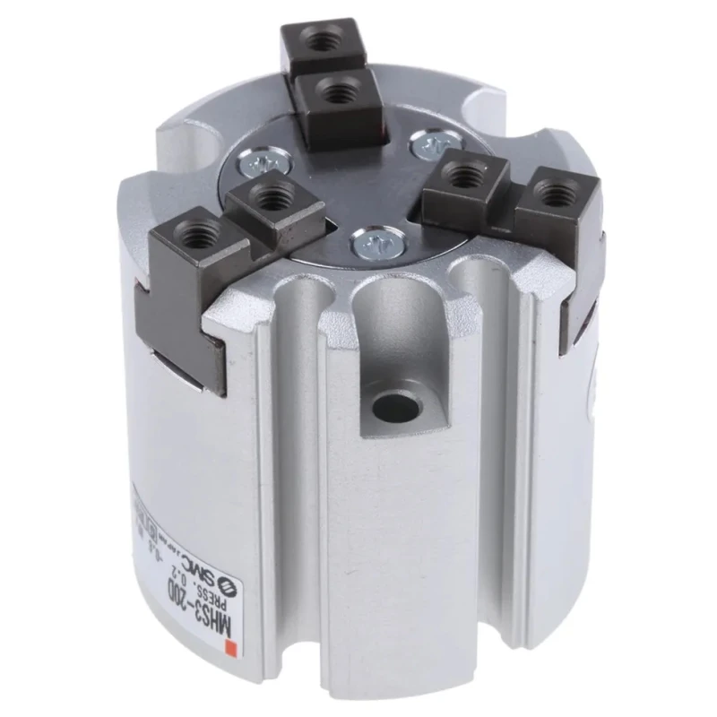 SMC 3 Finger Double Acting Pneumatic Gripper 20mm Bore Diameter 0.6 MPa Max Operating Pressure MHS3-20D