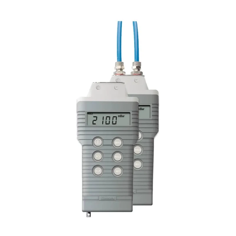 Comark Differential Manometer With 2 Pressure Ports, Max Pressure 2.1 bar, Accuracy ±0.2 %, IP67, LCD Display C9555