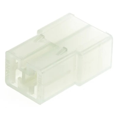 TE Connectivity AMP FASTIN-FASTON 1 Way Polyamide 66 Crimp Terminal Housing 6.35 mm Tab Size 925324-2
