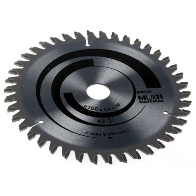 Bosch Circular Saw Blade 42 Teeth Fine Cut for Brass Aluminium Copper 160mm 2608640503