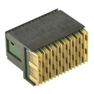 TE Connectivity MULTIGIG RT 2 1.8 mm Pitch VITA 46 Centre Backplane Connector, Right Angle Male, 16 Column, 7 Row 1410187-3