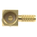 RS PRO MCX Series Coaxial Connector Cable Male MCX, 50 Ω, Right Angle Body Crimp R113182000W
