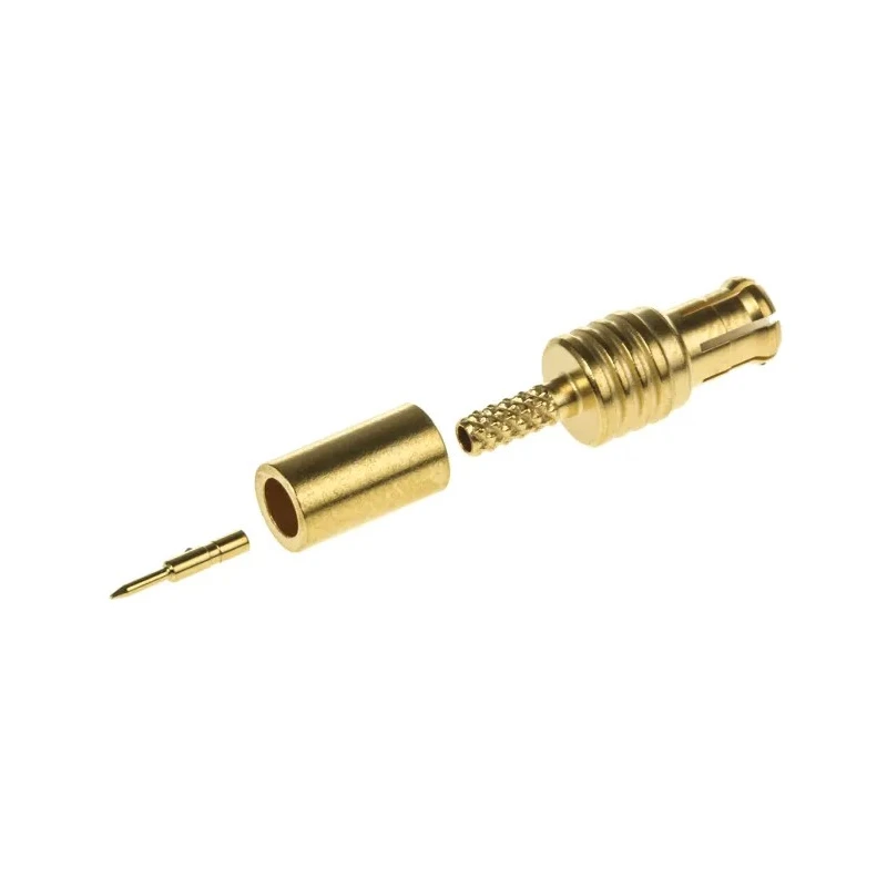 IMS MCX Series 50 Ω Coaxial Connector Cable Male MCX, Straight Body Crimp R113081000W