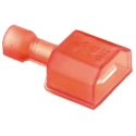 TE Connectivity Ultra-Fast .250 Red Insulated Male Spade Connector, Crimp, 6.3 x 0.8 mm Tab Size 22 AWG to 18 AWG 2-520103-2