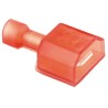 TE Connectivity Ultra-Fast .250 Red Insulated Male Spade Connector, Crimp, 6.3 x 0.8 mm Tab Size 22 AWG to 18 AWG 2-520103-2