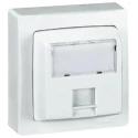 Legrand White RJ45 Telephone Socket Surface Mount Screw Terminal IP2X 72mm x 37mm 0 860 61