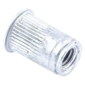AVK Plain Flanged Threaded Insert M4, 7.87 mm Flange Diameter, 6.75 mm Fixing Hole Diameter, 7.75 mm Depth 194-405