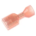 TE Connectivity Ultra-Fast .250 Red Insulated Female Spade Connector, Crimp, 6.35 x 0.81 mm Tab Size 22 AWG to 18 2-520264-2
