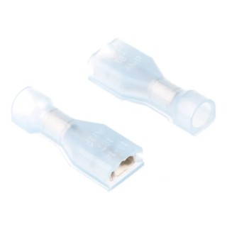 TE Connectivity Ultra-Fast .187 Blue Insulated Female Spade Connector Crimp, 4.75 x 0.51 mm Tab Size 16 AWG to 14 3-350816-2