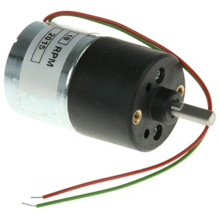 McLennan Servo Supplies Geared DC Motor 12V 8 Ncm Torque 18rpm Speed 4mm Shaft Diameter 1271-12-90