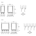 Finder 8 Way 250V AC DIN Rail Relay Socket, Screw Terminal, 12A Current, for use with 56.34 Series Relay 96.74SMA