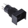 Omron A3C Series Illuminated Rectangular Push Button Switch Latching Operation 12 mm Cutout SPST Solder Terminals A3CJ-7021
