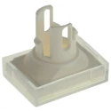 Omron White Rectangular Push Button Lens A3CJ-500W