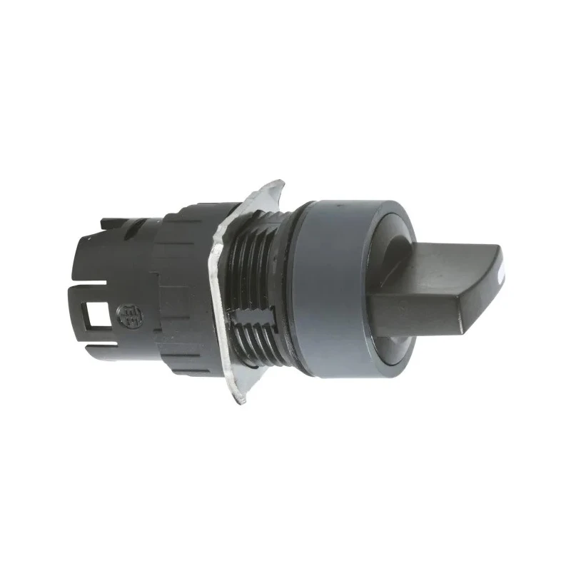 Schneider Electric Harmony XB6 Series 2 Position Selector Switch Head 16mm Cutout Black Handle IP65 ZB6AD28