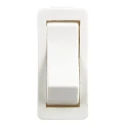Arcolectric (Bulgin) Ltd SPDT Latching On-On Rocker Switch Panel Aluminium Housing 16A 250V AC IP54, IP67 C1510VQASD