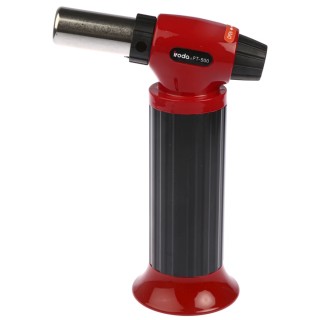 RS PRO Heavy Duty Portable Blow Torch 56ml Butane Fuel Gas, Adjustable Flame, Non-slip Handle 199-270