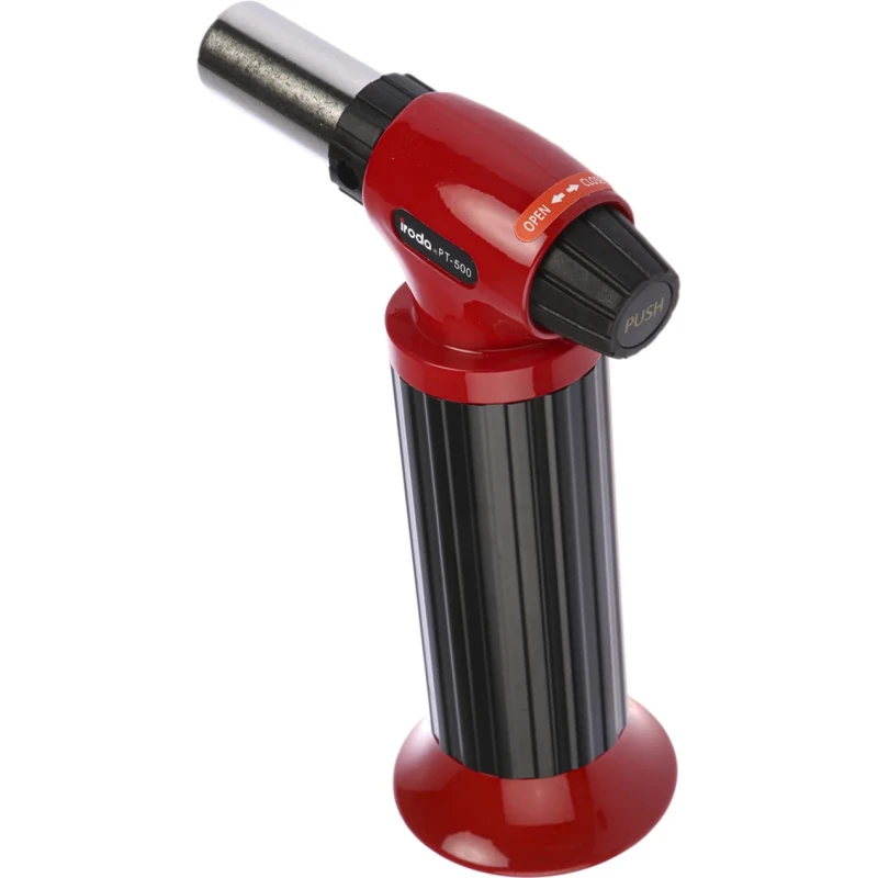 RS PRO Heavy Duty Portable Blow Torch 56ml Butane Fuel Gas, Adjustable Flame, Non-slip Handle 199-270