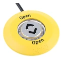 EAO 56 Series Illuminated Momentary Panel Push Button Switch, 62.5 mm Cutout, SPST, Yellow LED 56140203002505005/561491