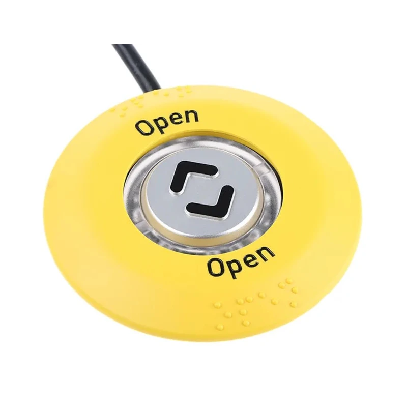 EAO 56 Series Illuminated Momentary Panel Push Button Switch, 62.5 mm Cutout, SPST, Yellow LED 56140203002505005/561491
