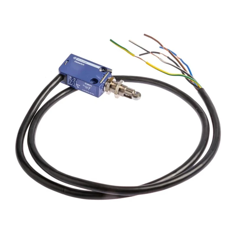 Telemecanique Sensors OsiSense XC Series Roller Plunger Limit Switch, 1 NO/1 NC, IP66, IP67, IP68, Zinc Alloy XCMD21F2L1