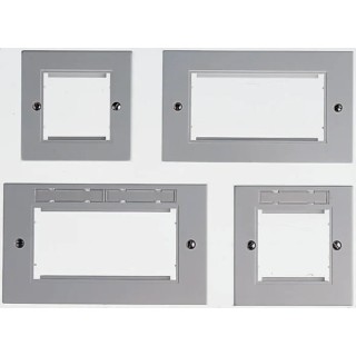 Molex CES White 2 Gang Euromod Light Switch Cover 17-0112-02