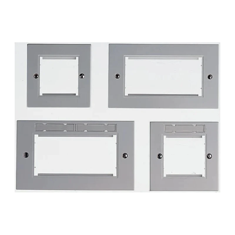 Molex CES White 2 Gang Euromod Light Switch Cover 17-0112-02