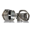 Lapp SKINDICHT Series Cable Gland, M50, Nickel-Plated Brass, 5-12 mm Cable Diameter 52107370 & 52103060