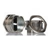 Lapp SKINDICHT Series Cable Gland, M50, Nickel-Plated Brass, 5-12 mm Cable Diameter 52107370 & 52103060