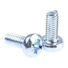 RS PRO Pozidriv Pan Steel Machine Screw 10 mm M4 198-330