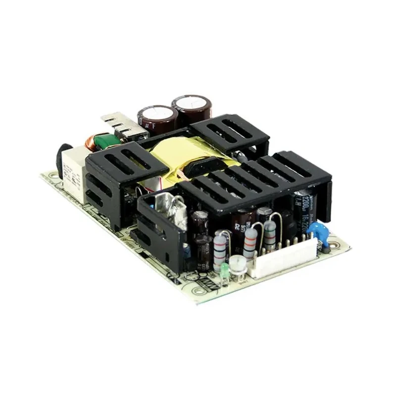 MEAN WELL Universal Input Switching Power Supply 3 Output 15V DC, 72W Power, Chassis Mount RPT-75C