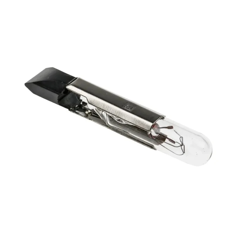 RS PRO Incandescent Indicator Light Clear Lens 12V 100mA T6.8 Black Telephone Slide Base 294-5258