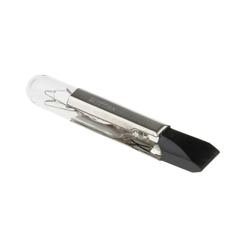 RS PRO Incandescent Indicator Light Clear Lens 12V 100mA T6.8 Black Telephone Slide Base 294-5258