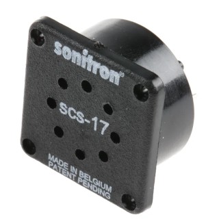 Sonitron Piezoelectric Miniature Speaker 88 dB 700 Hz 20 nF 8 kHz 5 V to 30 V Pk-Pk 9.7 mm SCS-17-P10