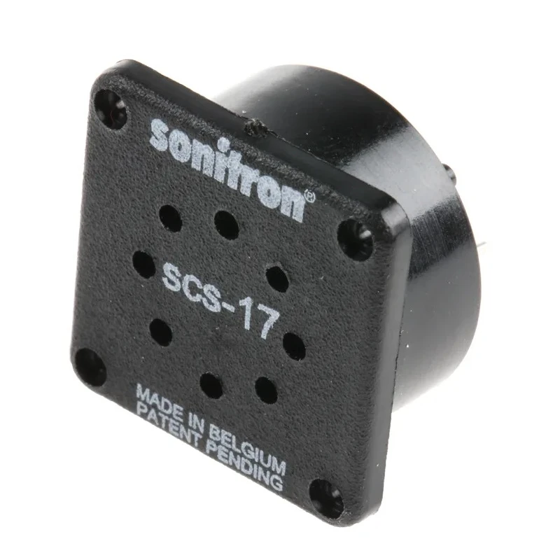 Sonitron Piezoelectric Miniature Speaker 88 dB 700 Hz 20 nF 8 kHz 5 V to 30 V Pk-Pk 9.7 mm SCS-17-P10