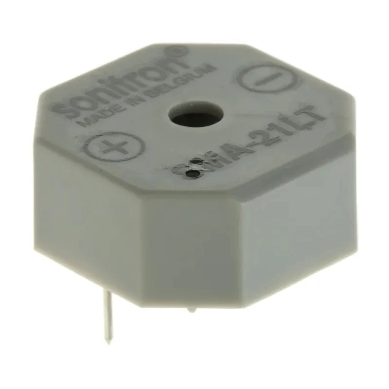 Sonitron 90 dB Through Hole Multifunction Internal Buzzer 8.5 mm Height 17.5 mm Length 1.5 V dc Min 15 V dc SMA-21LT-P17.5