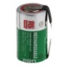 RS Pro 1.2 V NiMH 14.3 mm Tagged Rechargeable Battery 550 mAh 199-652