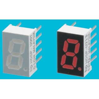 Broadcom 1 Character 7-Segment Red LED Display Cathode Through Hole 8mm HDSP-U203