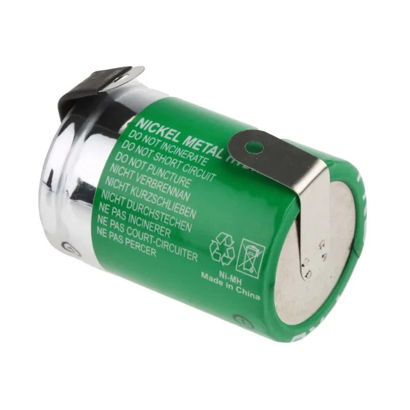 RS PRO 1.2 V NiMH 23 mm Rechargeable Battery 2 Ah 199-747