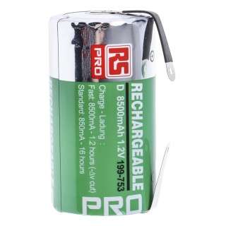 NEUTRAL Nickel Metal Hydride Rechargeable D Battery 1.2V 8.5Ah Tagged HR20 199-753