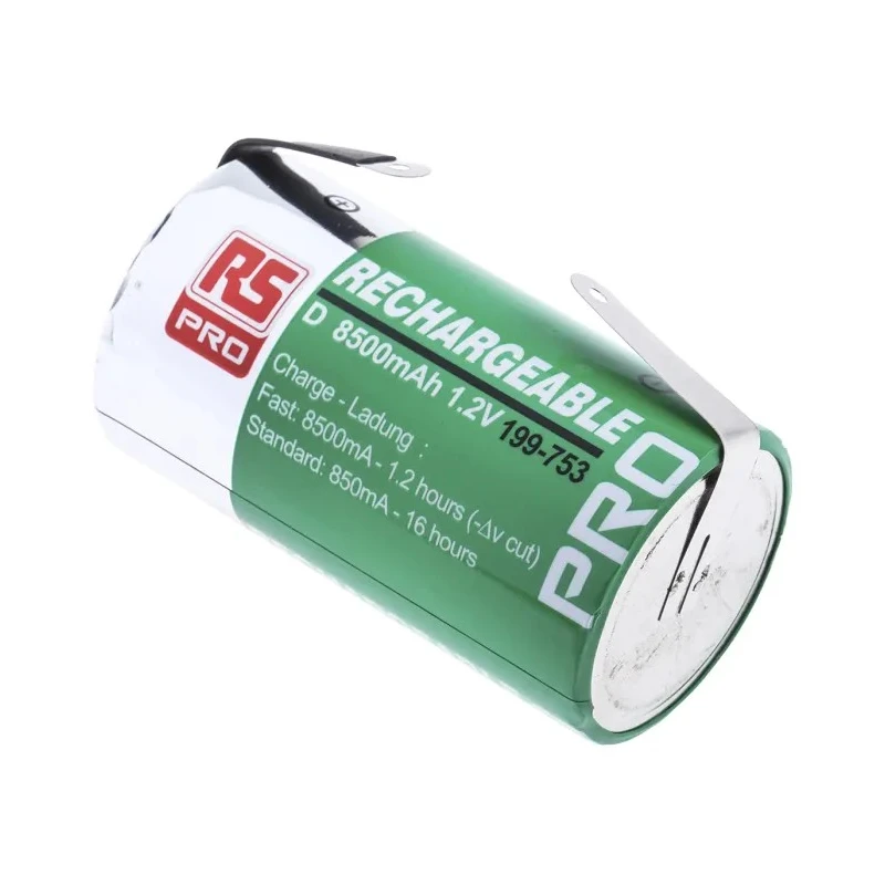 NEUTRAL Nickel Metal Hydride Rechargeable D Battery 1.2V 8.5Ah Tagged HR20 199-753