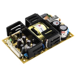 MEAN WELL Switching Power Supply 15V DC, 75W, Universal Input 90-264V AC, 5A Output RPS-75-15