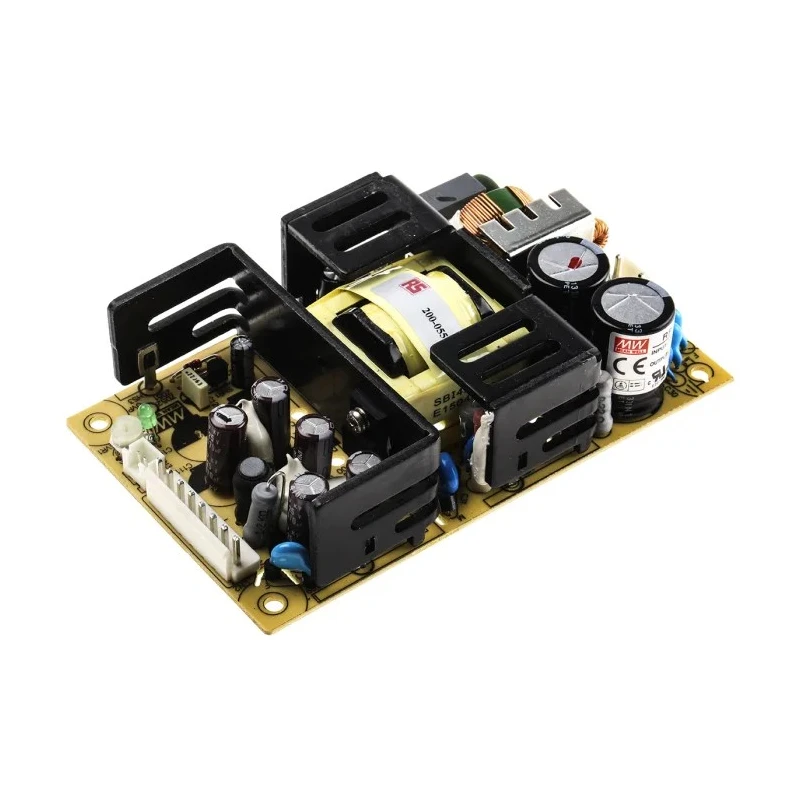 MEAN WELL Switching Power Supply 15V DC, 75W, Universal Input 90-264V AC, 5A Output RPS-75-15
