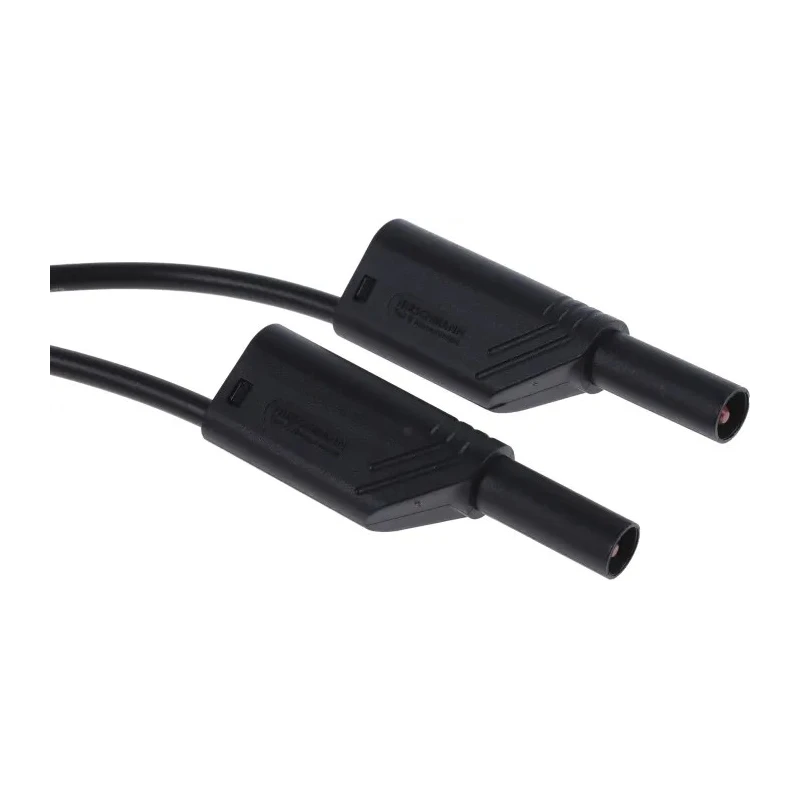 Hirschmann Test & Measurement Connector Test Lead 16A 1000 V AC/DC Black 2 m Lead Length 934069100